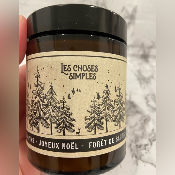 *NEW* Les Choses Simples Candle - Joyeux Noel - Foret De Sapins - France - Picture 3 of 7